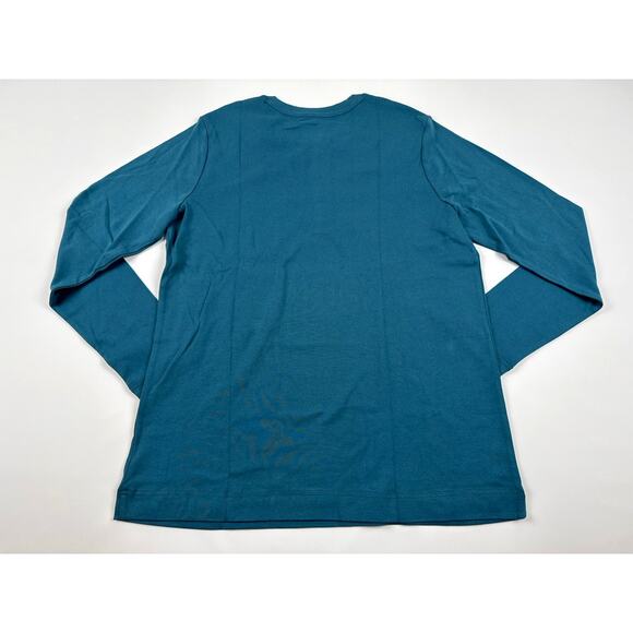 Duluth Trading Longtail T Women’s Henley – XL, Meteor Blue, New - Picture 2 of 7